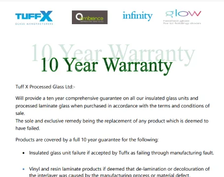 Glass - Guarantee